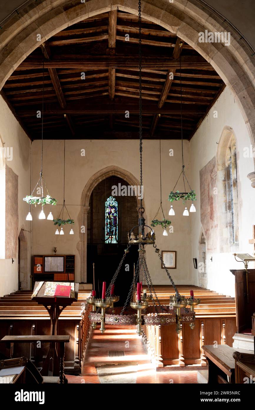 St. Peter`s Church, Molesworth, Cambridgeshire, England, UK Stock Photo